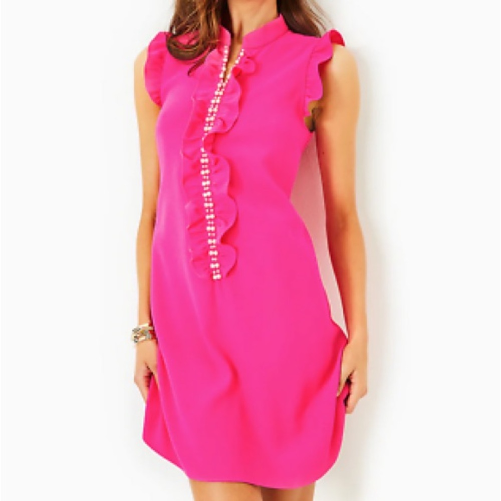 Lilly Pulitzer Adalee Shift Dress Pink Size 0